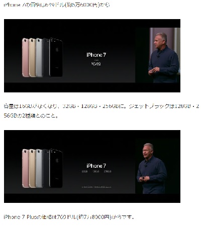 iPhone　７